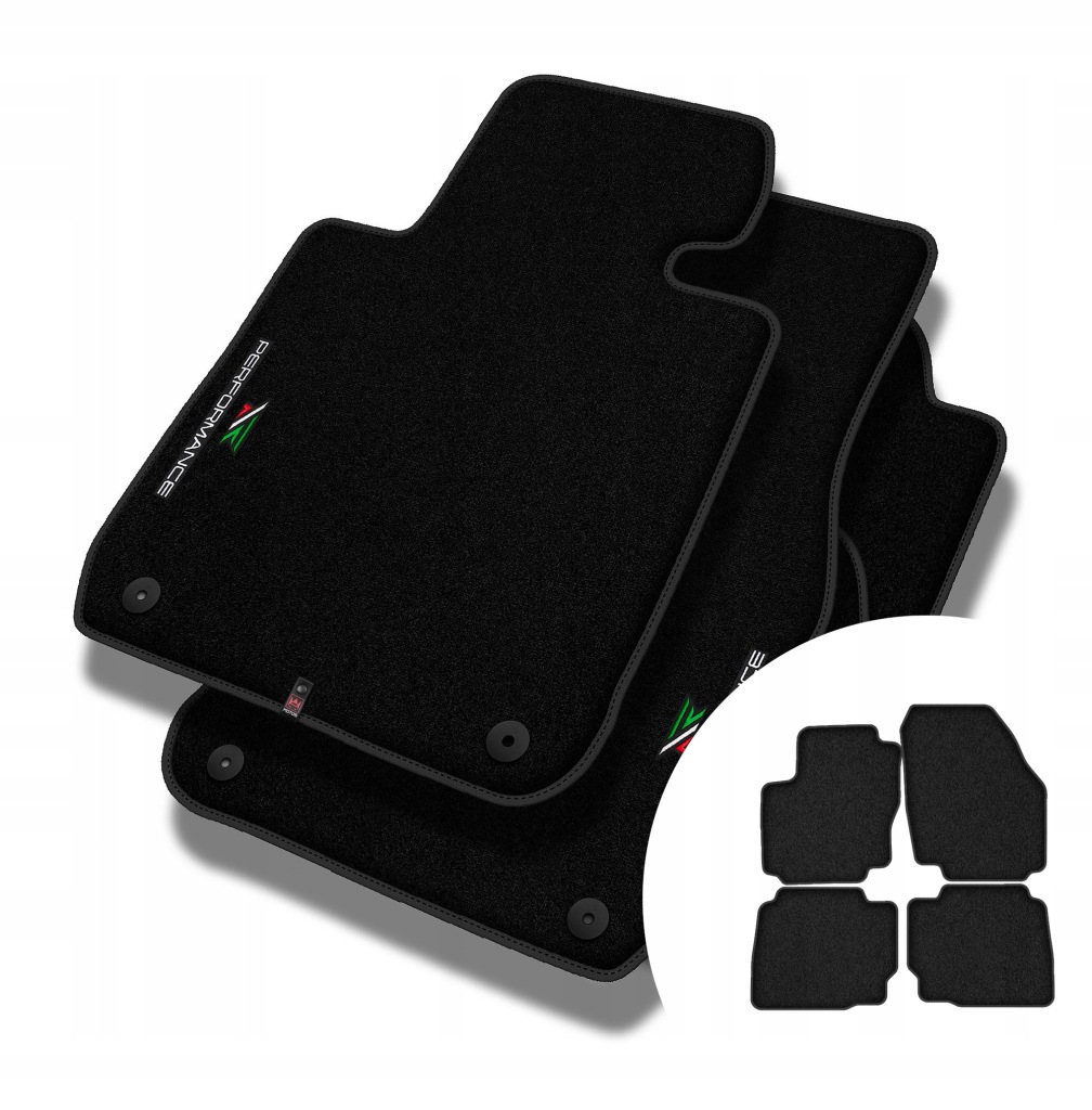 Velurové koberce Performance pro Ford Mondeo IV 2007-2014, rozteč mezi středy