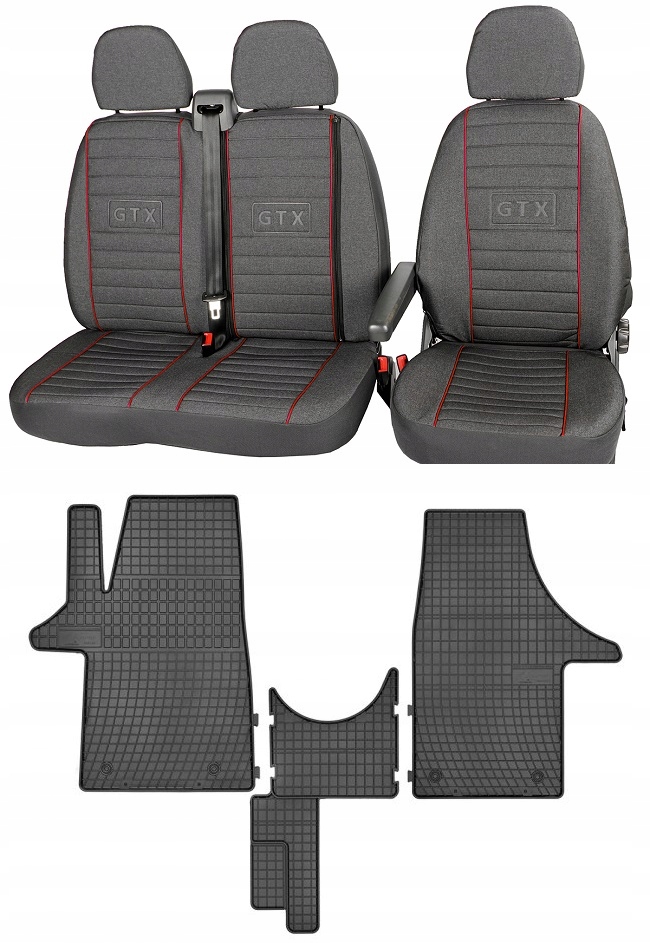 Sada potahů na koberce Vw Transporter T6 od roku 2015-2022