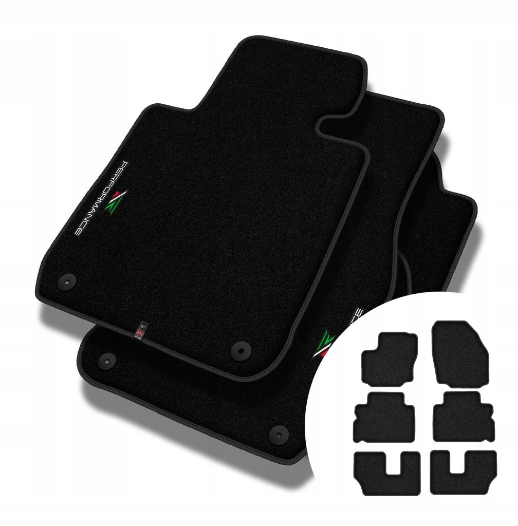 Velurové koberce Performance Premium pro Ford S-max I 2006-2015