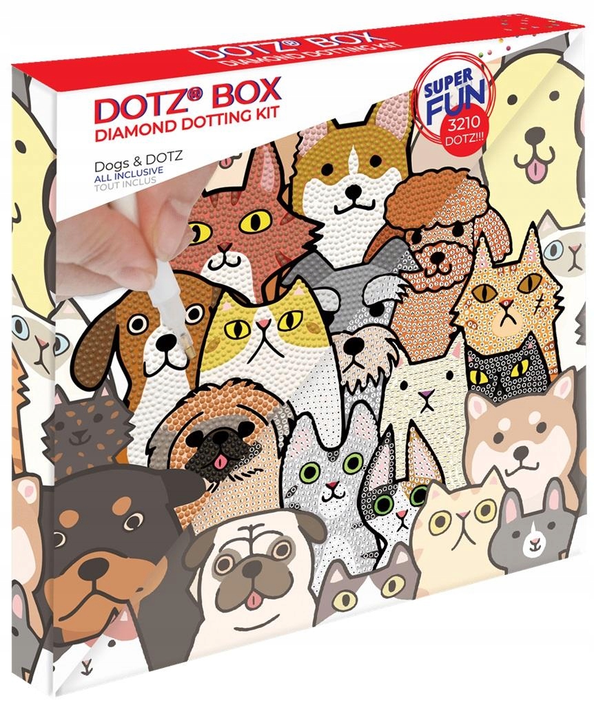 Diamantová Mozaika Hobby Relaxační Obraz Dogz & Dots Vylepovačka Diamanty