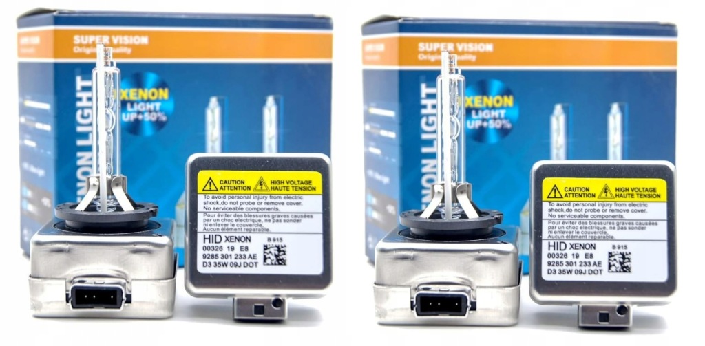 2x Žárovka Xenonová Výbojka Xenon D1S 4300 K Hid 12V Extreme White +60%
