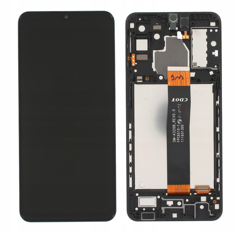 Org LCD displej Samsung A32 5G 2021 SM-A326B Černý S Rámečkem