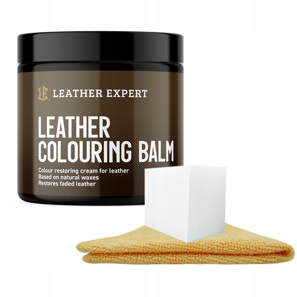 Zdjęcie okazji: Leather Expert balsam koloryzujący do skóry czarny black Renovator 250ml
