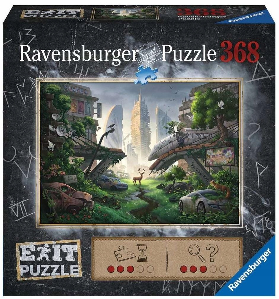 Puzzle Vzdělávací puzzle pro děti Sada Opuštěné město Postapo