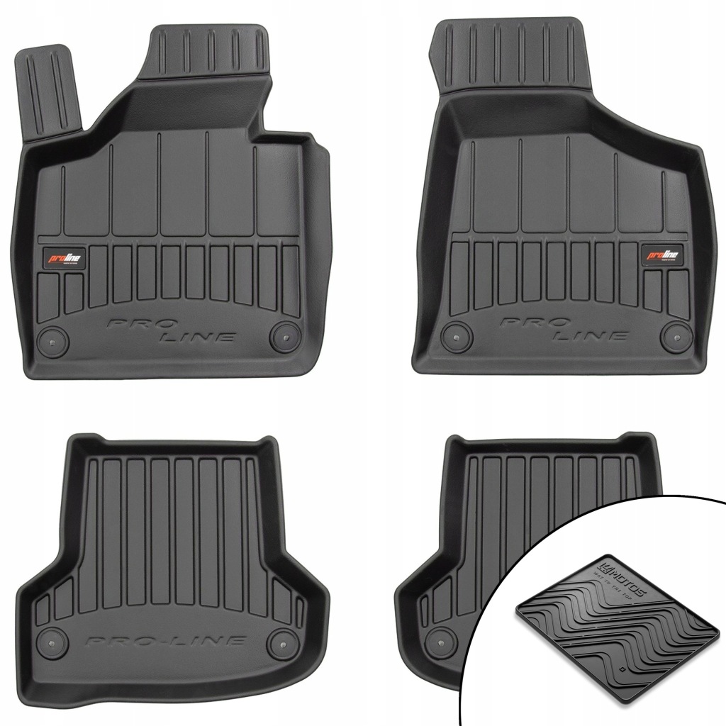 3D gumové koberce Audi A3 Sportback 8P 2003-2013 podložka bonus