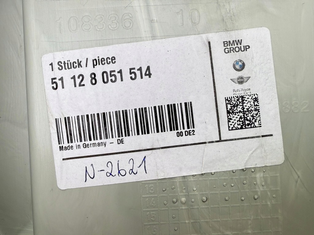 Bmw F20 F21 Ślizg Uchwyt Zderzaka Prawy Tylny Tył M-PAKIET OE 8051514 — zdjęcie 3