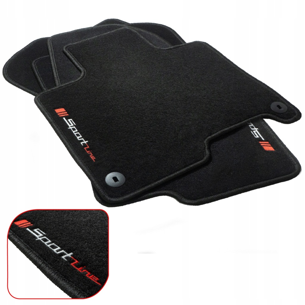 Autokoberce velurové s výšivkou pro Seat Alhambra 1996-2010