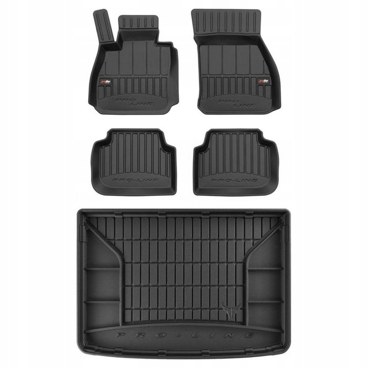Set 3D gumové rohože Mini Clubman 2 Kombi od 2014 g