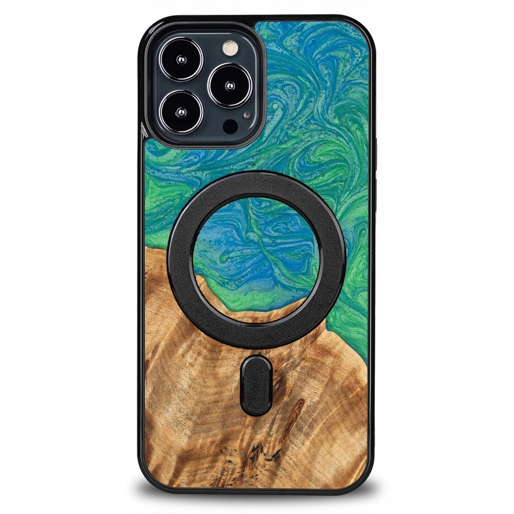 Pouzdro Bewood Unikátní pro iPhone 13 Pro Max Neony Tokyo s MagSafe