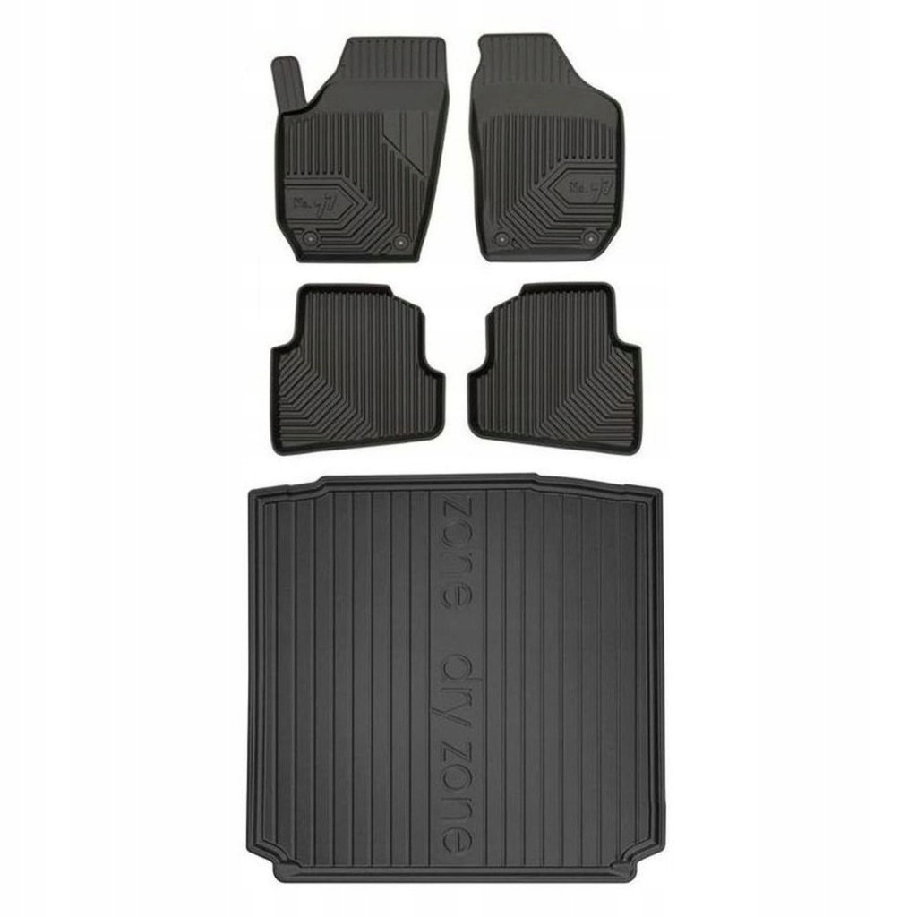 Gumová sada 77+Dryzone Škoda Fabia II 2006-2014