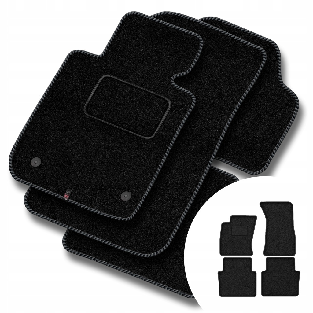 Velurové koberce Streak pro Audi A8 II D3 2002-2009