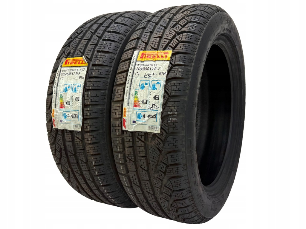 2 x Opony Pirelli Sottozero Winter 210 Serie II 205/55R17 91H R-F Nowe — zdjęcie 3