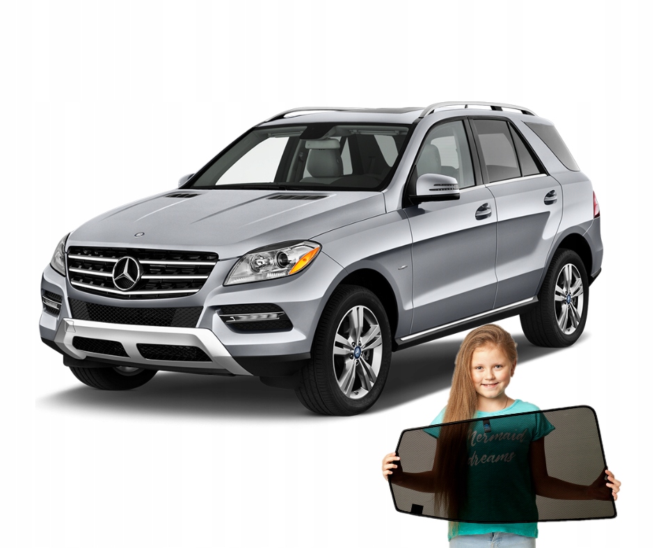 Sluneční clony pro Mercedes-Benz ML 3 W166 Suv 2011-2015