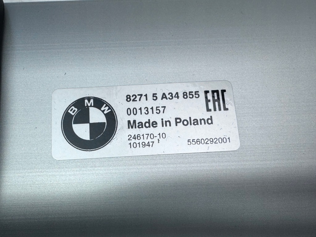 Bmw X1 U11 Oryginalne Poprzeczki Dachowe Bagażnik Belki Nowe OE 5A34855 — zdjęcie 6