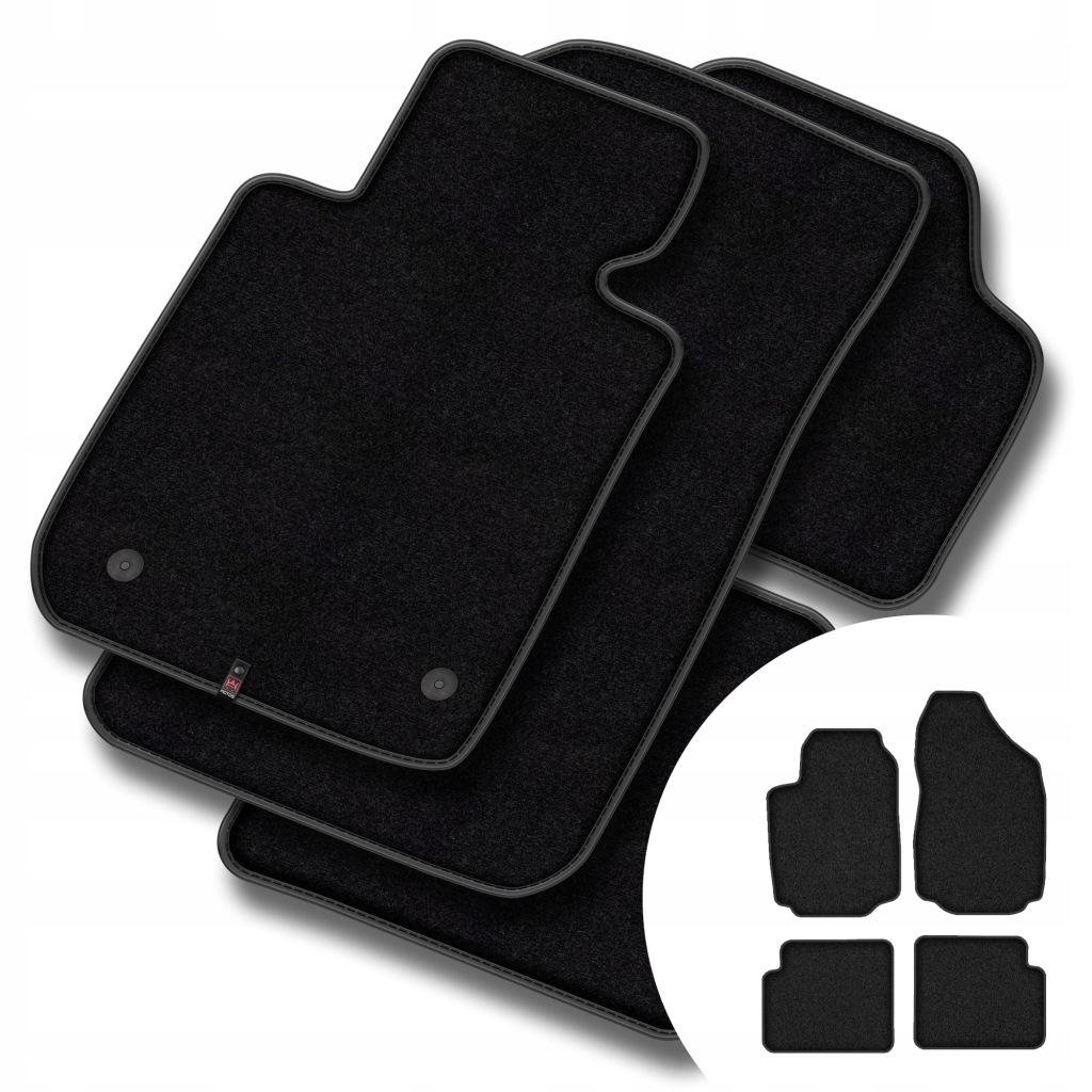 Velurové koberce Premium pro Fiat Stilo 2002-2008