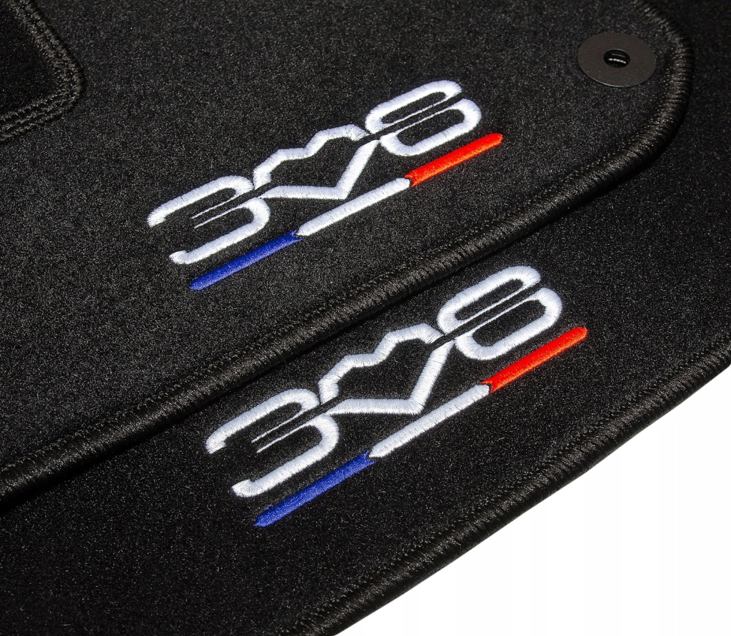 Silné velurové koberce pro Peugeot 308 Hb III od roku 2021 Výšivka