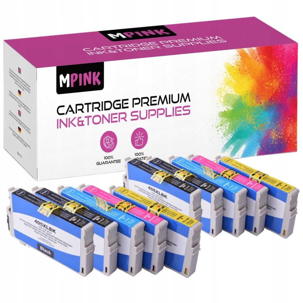 10x Inkoust Pro Epson 405 XL WF-3800 WF-4825 WF-4830 WF-3820 WF-4800 WF-4820