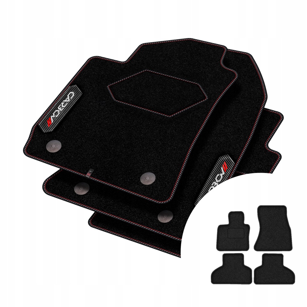 Velurové koberce Carbon pro Bmw X5 F15 2013-2018