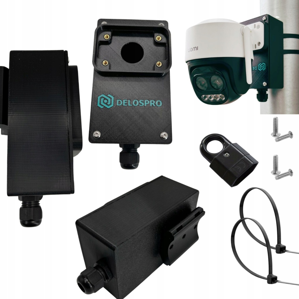Plechovka S Těsněním Pro Imou Cruiser Z 5MP IPC-S7DP-5M0WEZ Montáž Sloupů Žlabu