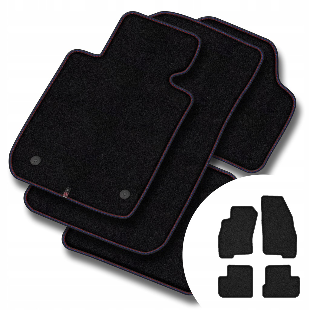 Velurové koberce Premium pro Fiat Grande Punto 2005-2012