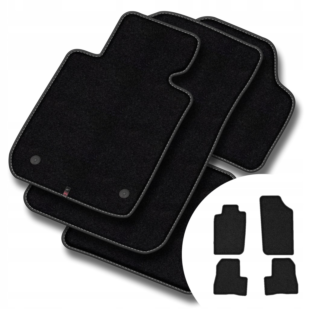 Velurové koberce Premium Peugeot 206 1998-2012