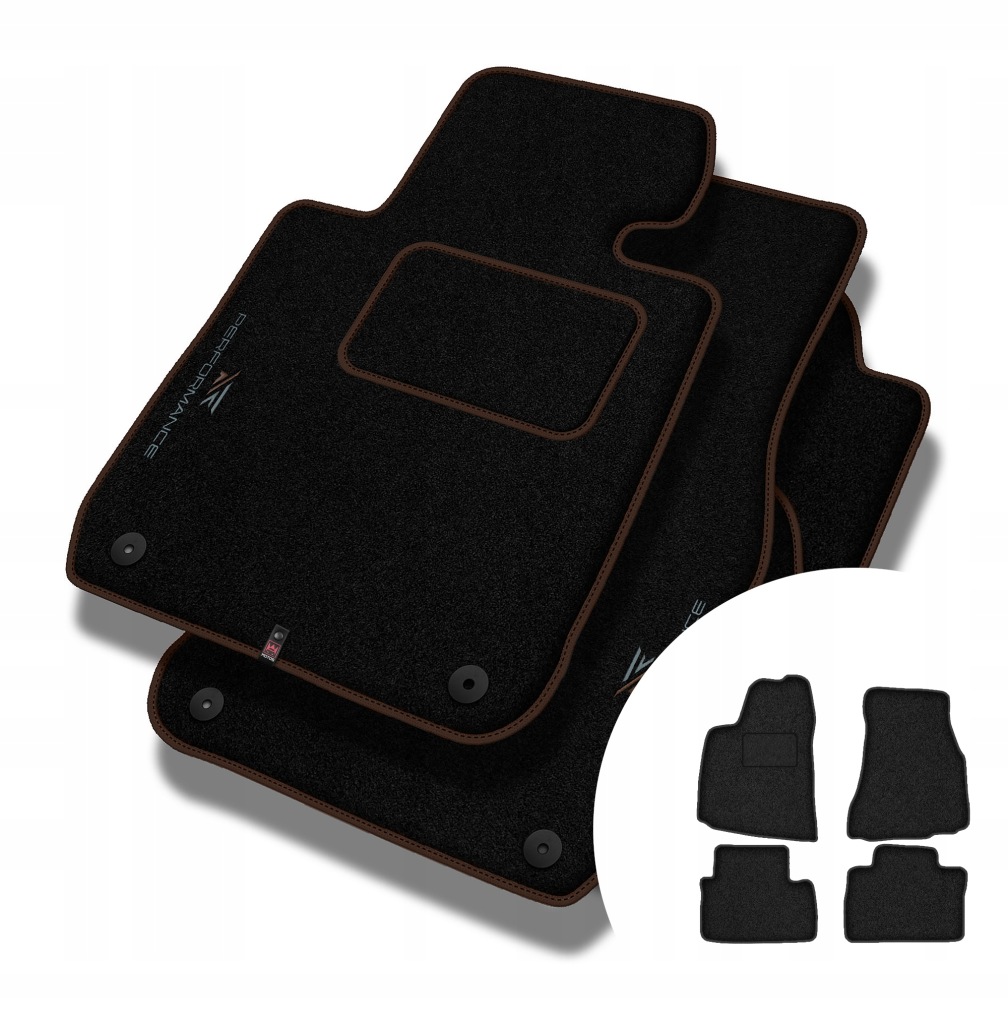 Velurové koberce Performance pro Chrysler 300 I 2004-2010