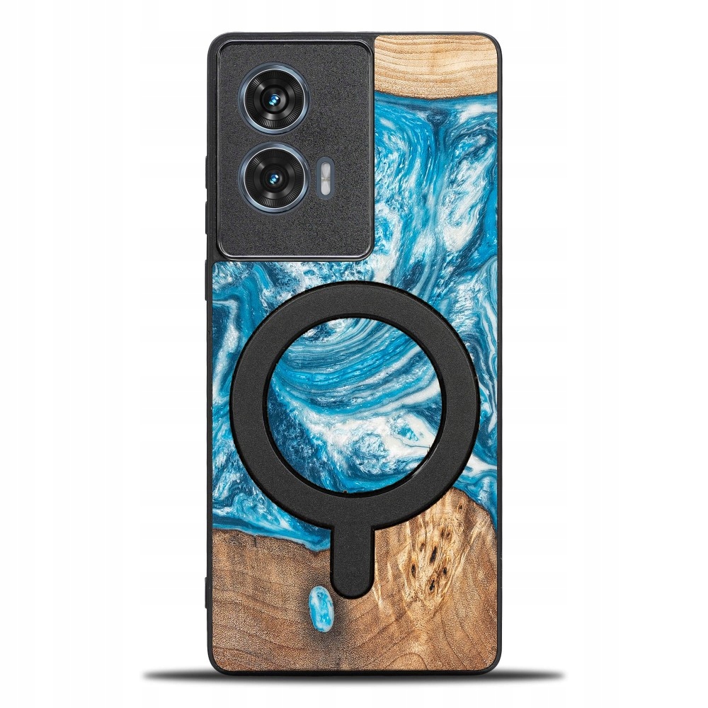 Pouzdro Bewood Unikátní pro Motorola Edge 50 Fusion Planety Uran s MagSafe