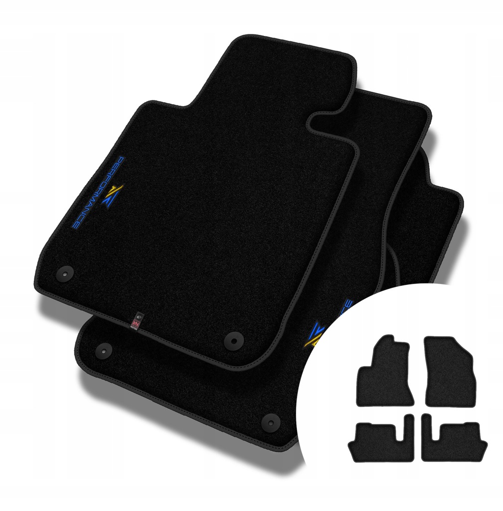 Velurové koberce Performance Premium pro Citroen C4 Picasso I 2006-2012