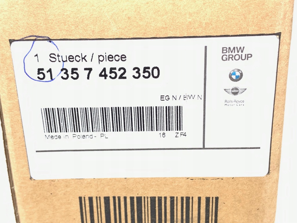 Bmw 1 F40 Uszczelka Szyby Prawy Tył 7452350 — zdjęcie 6