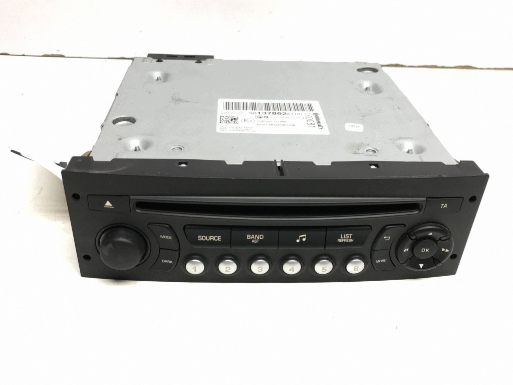 CITROEN C3 LIFT RADIO RADIOODTWARZACZ CD 98137862XT