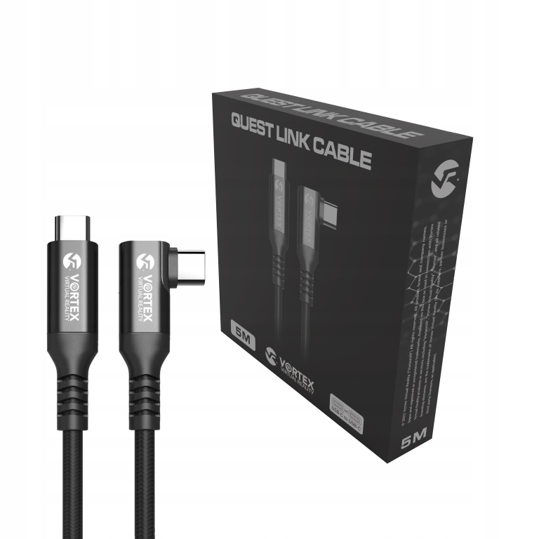Kabel 5 m od VortexVR Usb-c do Meta Quest Link pro Quest 3S Quest 3 Quest 2