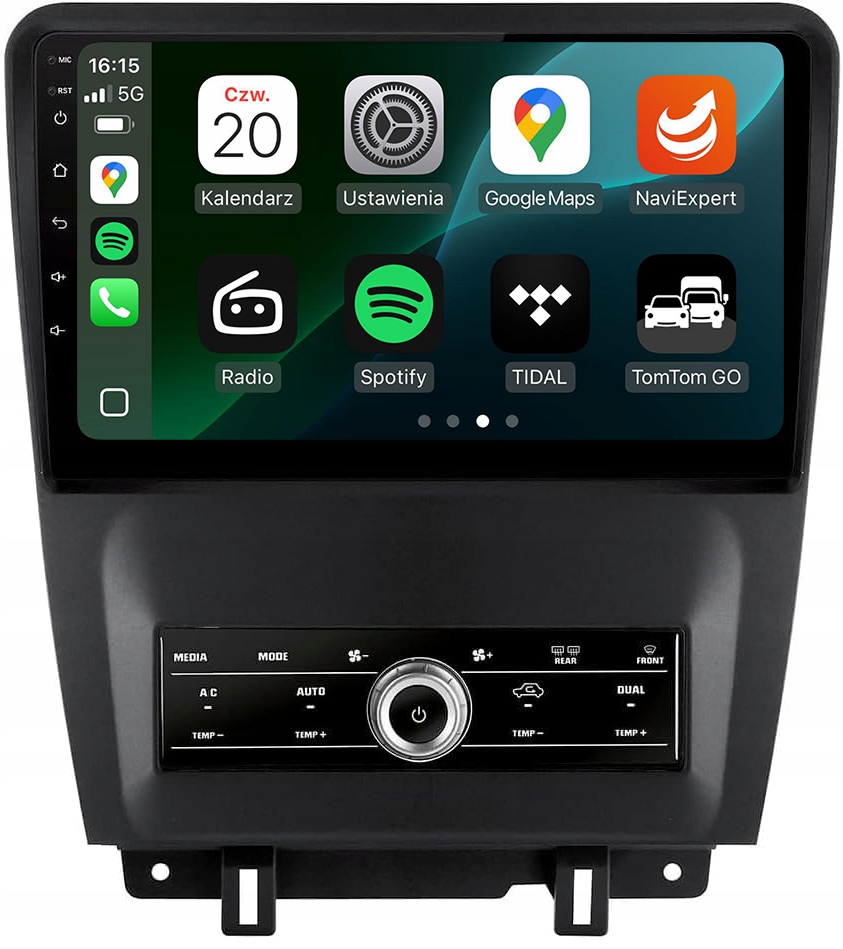Ford Mustang Navigace Android Carplay Rádio Mapy Aplikace