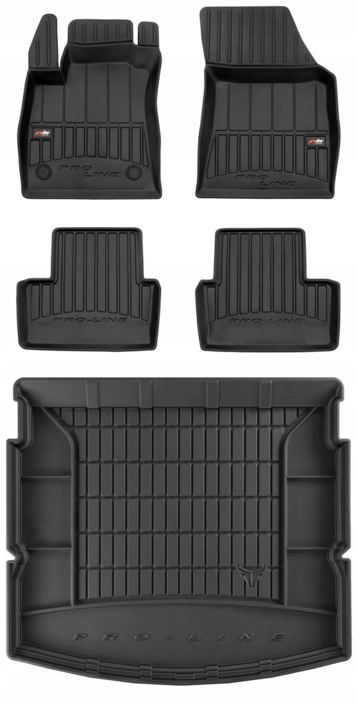 Set 3D gumové rohože Renault Megane 4 Kombi od 2016- d