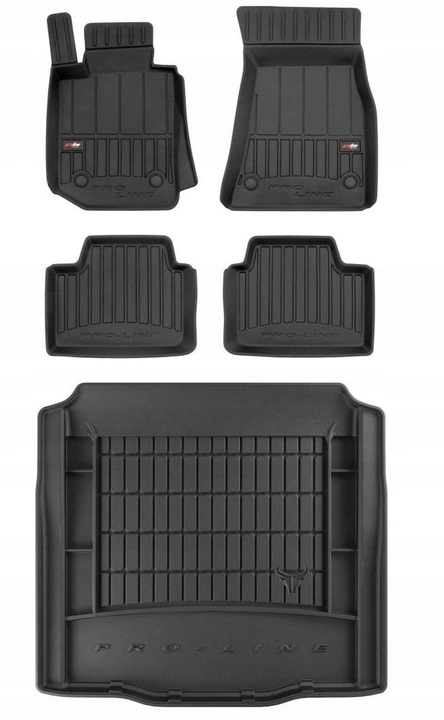 Set 3D Gumové rohože a rohože Bmw 3 G20 Sedan od roku 2018