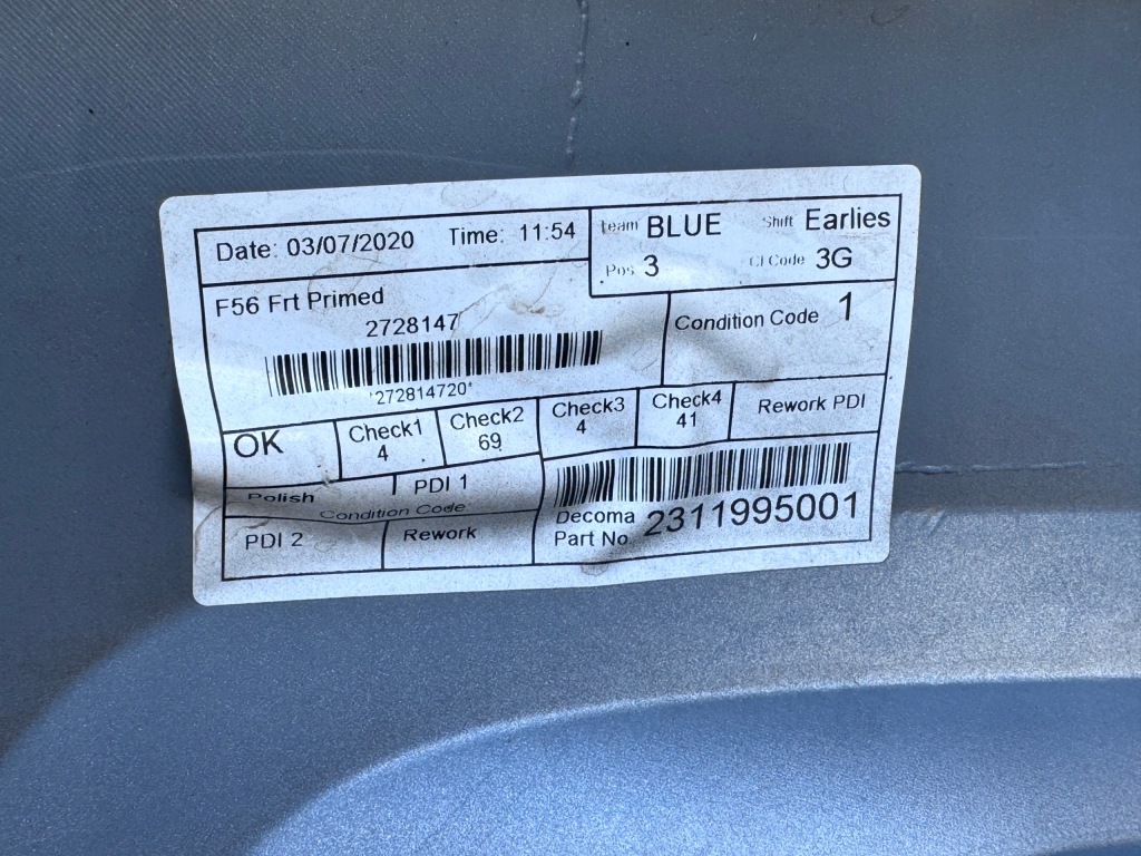 Mini F56 One Cooper 14-19 Zderzak Przód Przedni 7317969 Ładny Chrom — zdjęcie 6