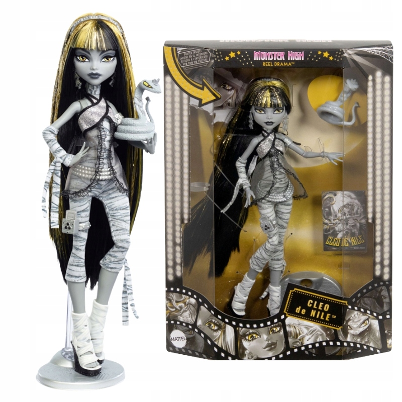 Monster High Reel Drama Panenka Sběratelská Cleo De Nile Strašidelná Seance