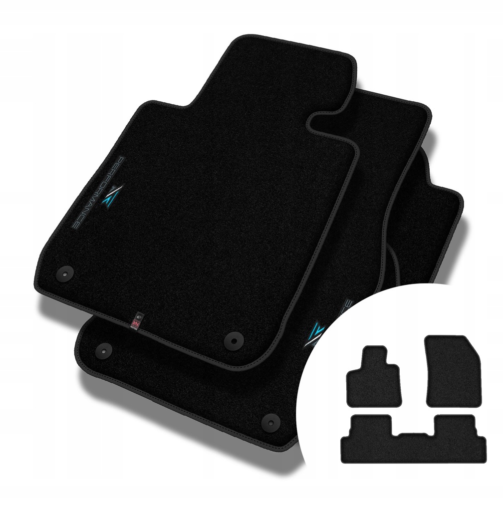 Velurové koberce Performance Premium pro Peugeot 3008 II 2016-2024
