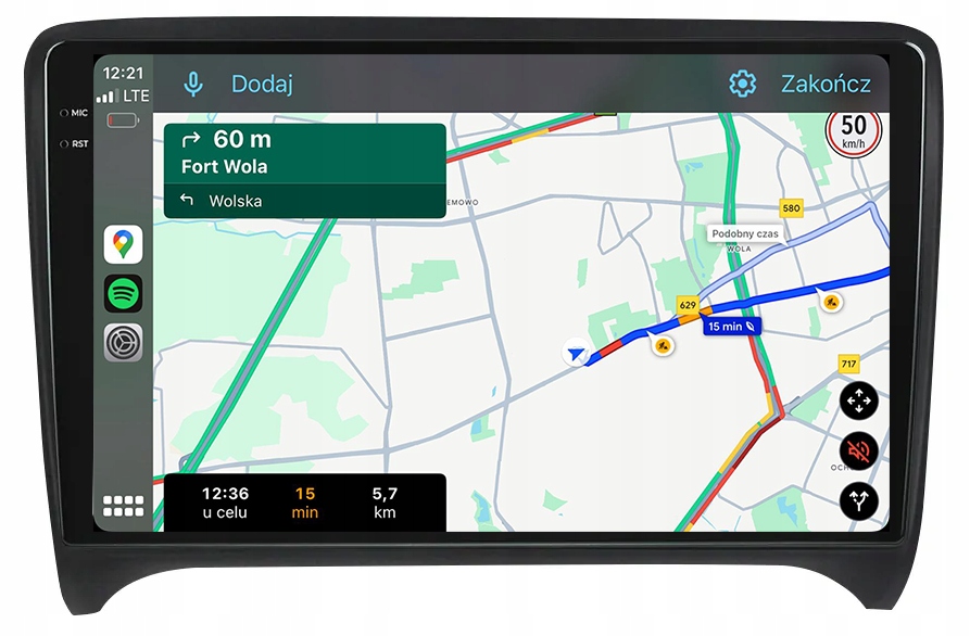 Audi Tt 8J 2006-2013 Rádio Navigace Android TS20 12GB/256GB 2K Qled