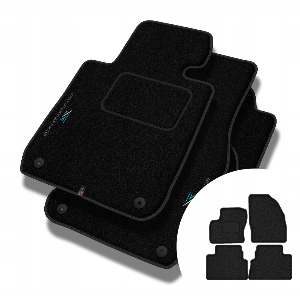 Velurové koberce Performance pro Ford Fiesta V 2005-2008