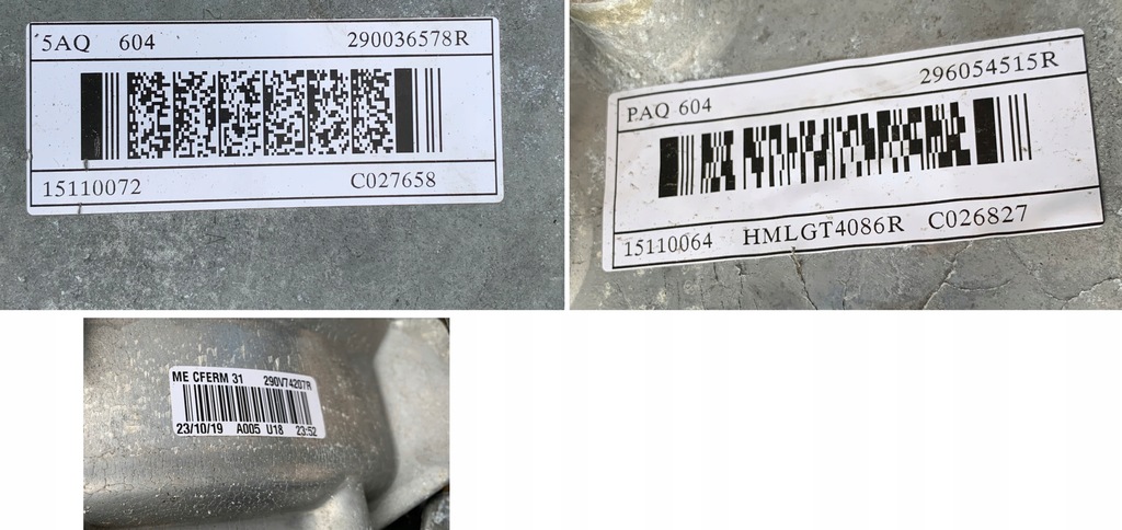 Order an Renault kangoo z.e. engine ra0001 290k47909r