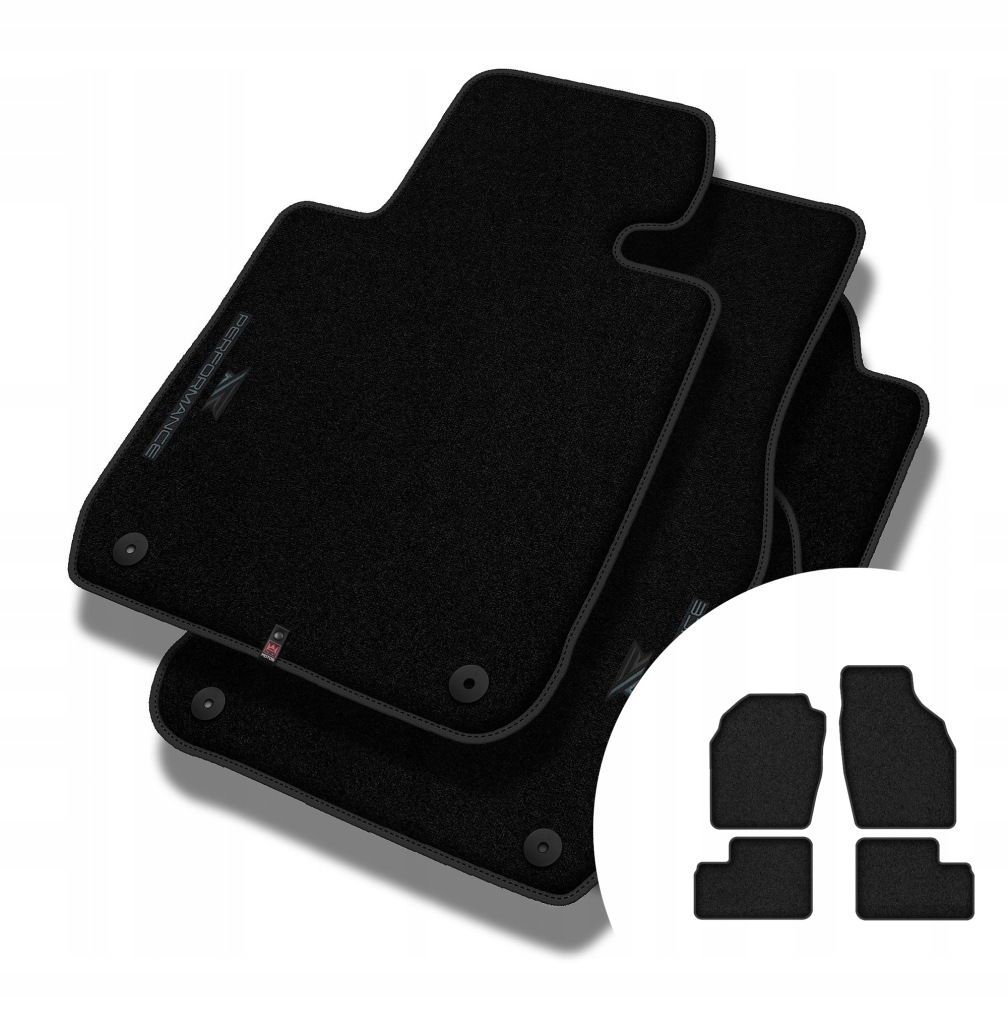 Velurové koberce Performance Premium pro Opel Agila A 2002-2008