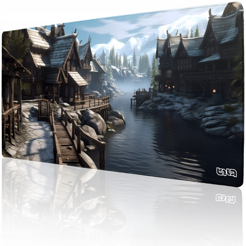 Velká Podložka Pod Myš Norské krajiny 100x50 Tilt Pro hráče Velká