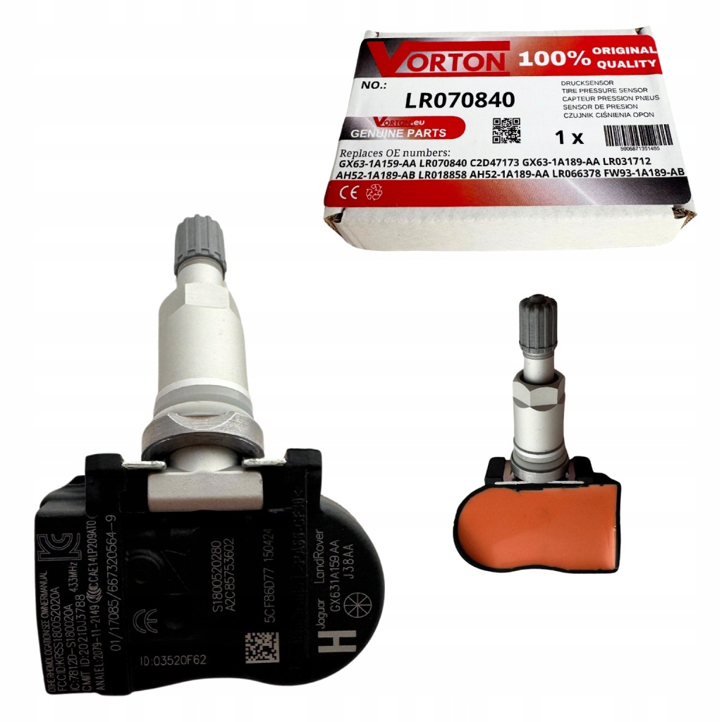 Snímač Tlaku Tpms Range Rover Velar Evoque Jaguar E-Pace F-Pace Xe Xf