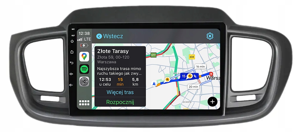 Kia Sorento 3 2015-2020 Rádio Navigace Android Auto Carplay Mapy