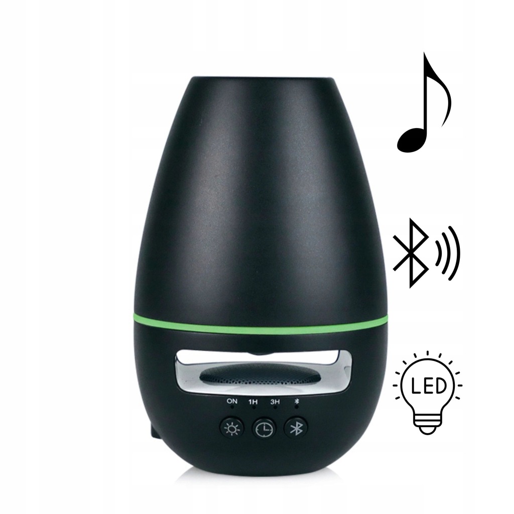 Difuzér s Bluetooth Led reproduktorem 3v1 – zvlhčovač a aromaterapie