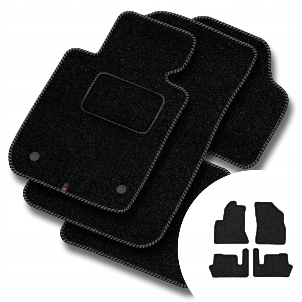 Velurové koberce Streak pro Citroen C4 Picasso I 2006-2012