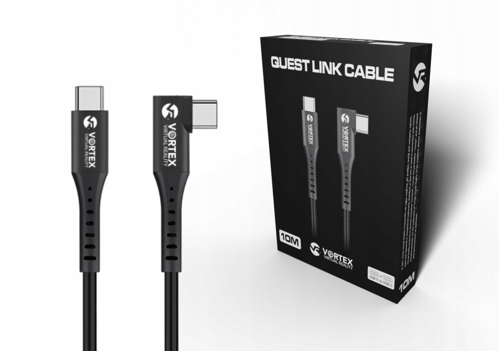 Kabel 10 m od VortexVR Usb-c do Meta Quest Link pro Quest 3/3S/2