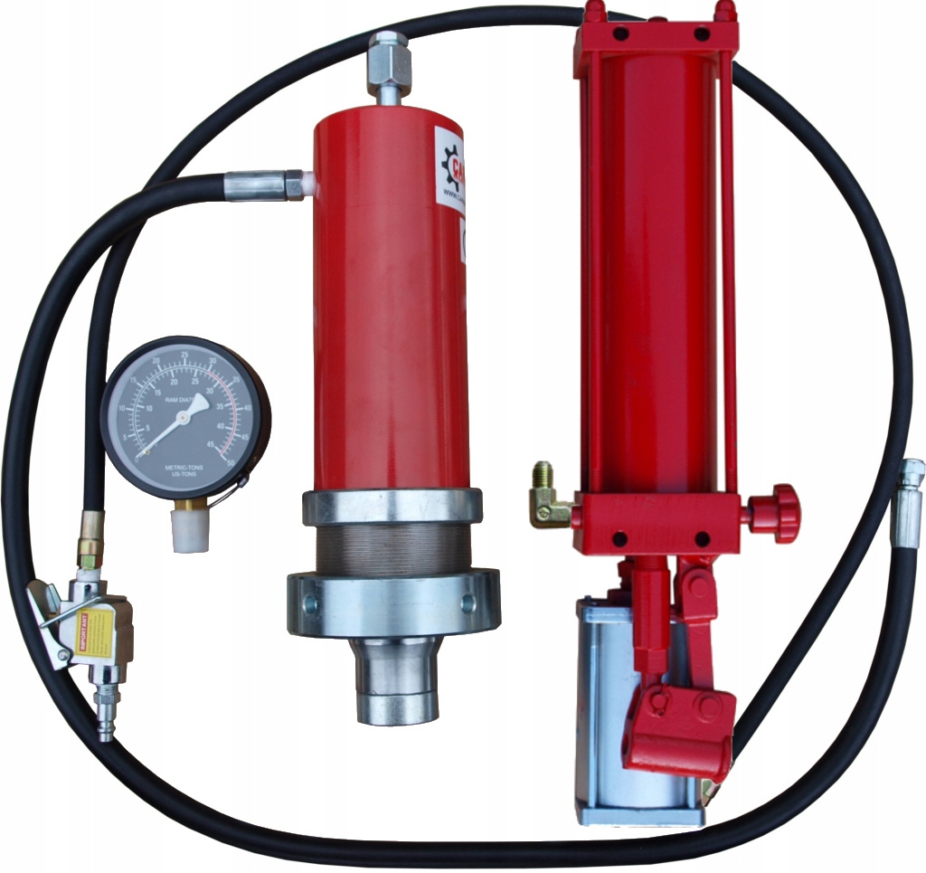 Pneumatická Pumpa Hydraulická Pohon 30 T Manometr Lis 30 Tun