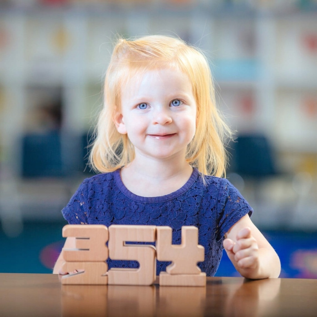 Dřevěné Stavebnice SumBlox Montessori výuka matematiky pro děti 3+
