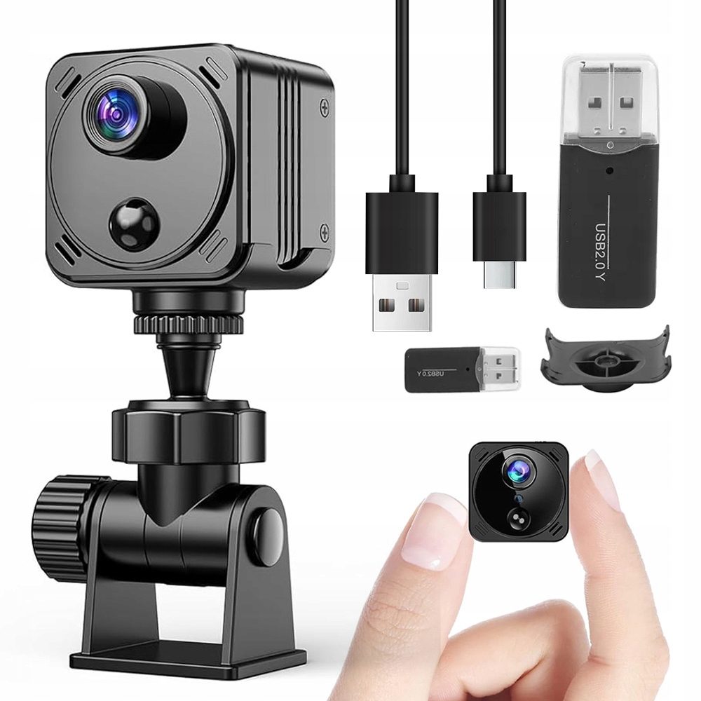 Mini Kamera Pro Monitorování S Nočním Viděním 4K 3500 Mah